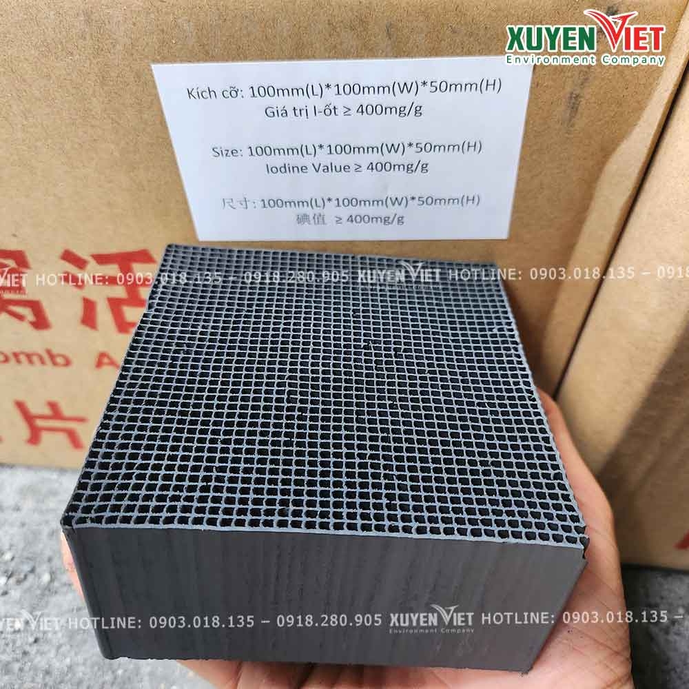 Than hoat tinh to ong chuyen xu ly khi thai huu co - Than hoạt tính tổ ong lọc khí - khử mùi công nghiệp